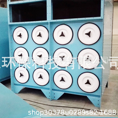 斜插滤筒除尘器 脉冲自动清灰滤筒除尘器 低排放滤筒除尘器