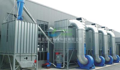 家具厂木工粉尘处理布袋除尘器